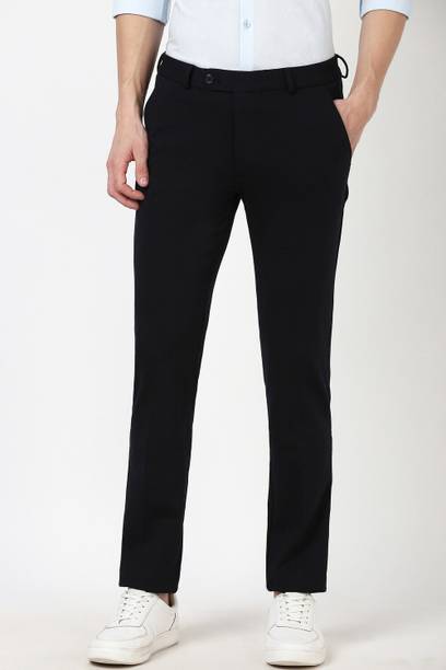 Tailored Wool-blend Black trousers